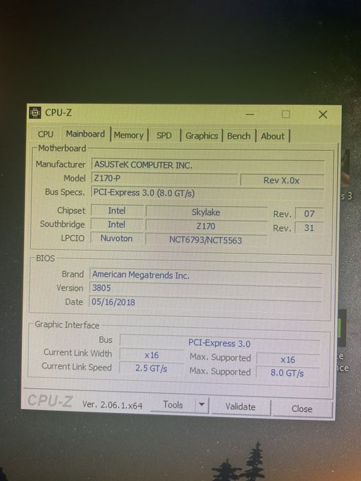 Процесор Intel I7 6700k + материнська плата Asus Z170-p