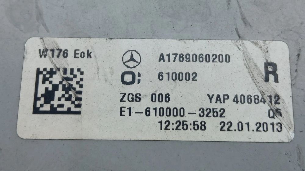 Farolim direito MERCEDES-BENZ Classe A (W176)