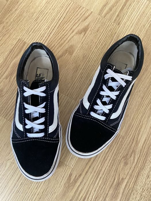 Оригинальные кеды Vans Old Skool Black/White (Размер 38
