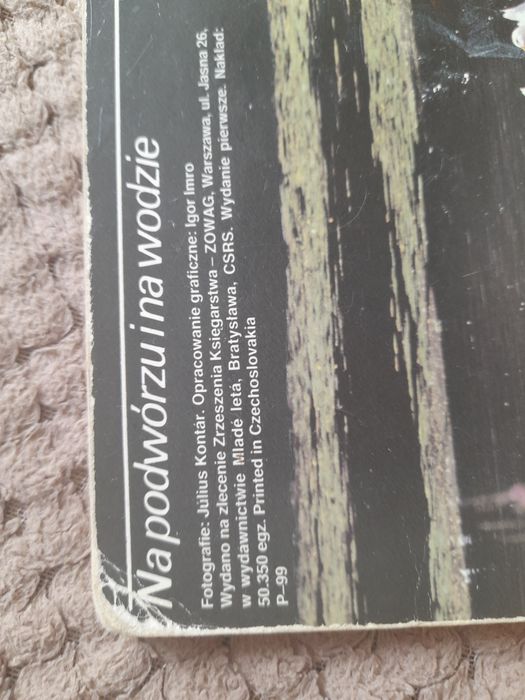 Na podwórzu i na wodzie retro ksiazka