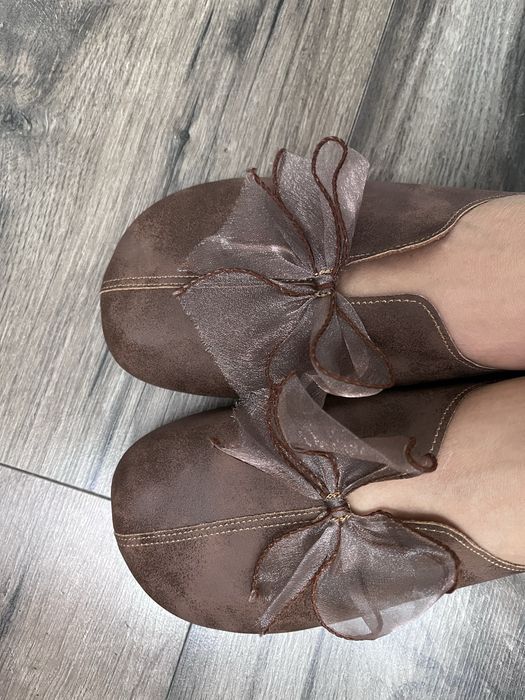 Mary Jane szerokie okrągłe noski mokasyny r.41 wkł.26,5cm barefoot