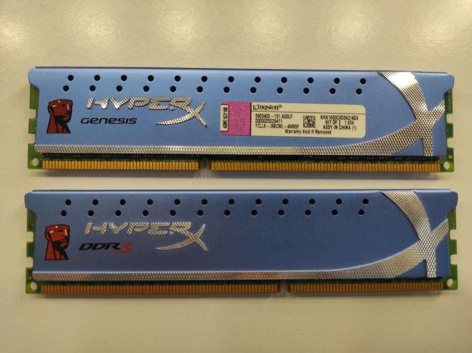 Модули памяти DDR3 Kingston 4Gb