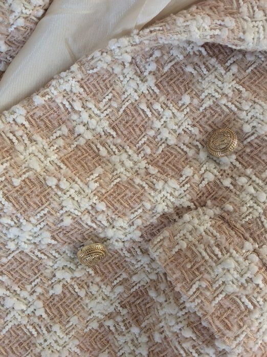 Стильний твідовий жакет ZARA 36 (XS–S), відмінний стан