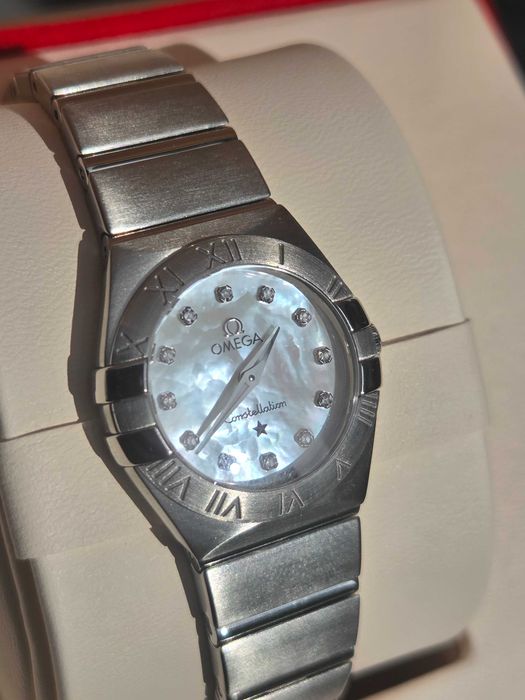 Omega Constellation 24mm z 12 diamentami Full Set - jak NOWA