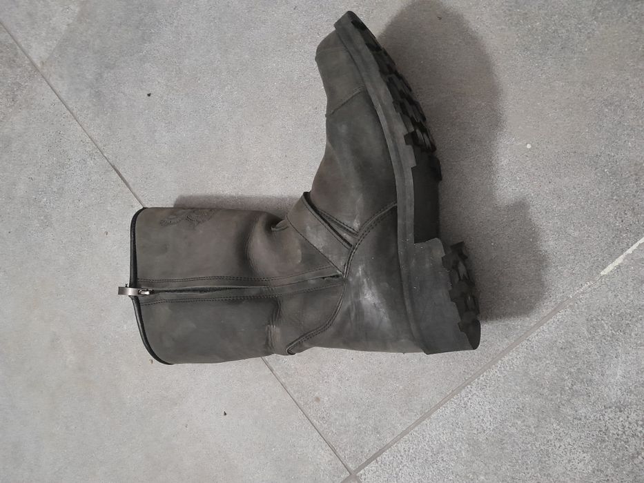 Buty skurzane męskie i kaski