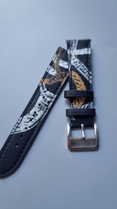 Pasek skórzany 20 mm kompatybilny z Samsung Galaxy Watch 4,4 cla,3