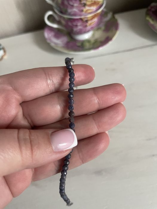 Браслет с сапфиров 18р