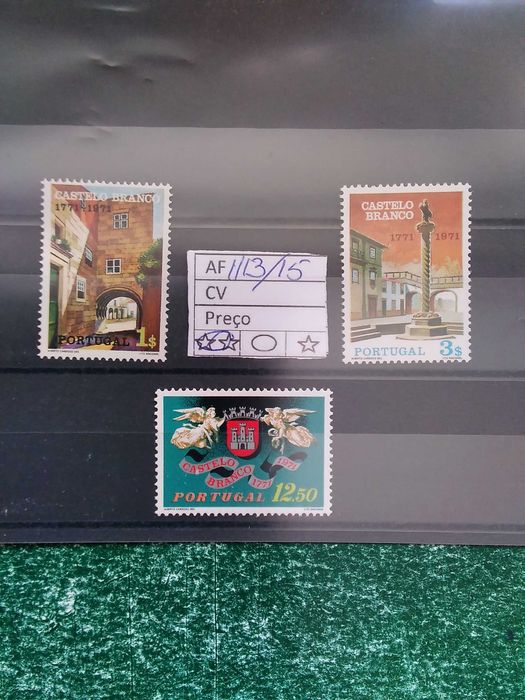 1971 2° Centenário De Castelo Branco a Cidade MNH **