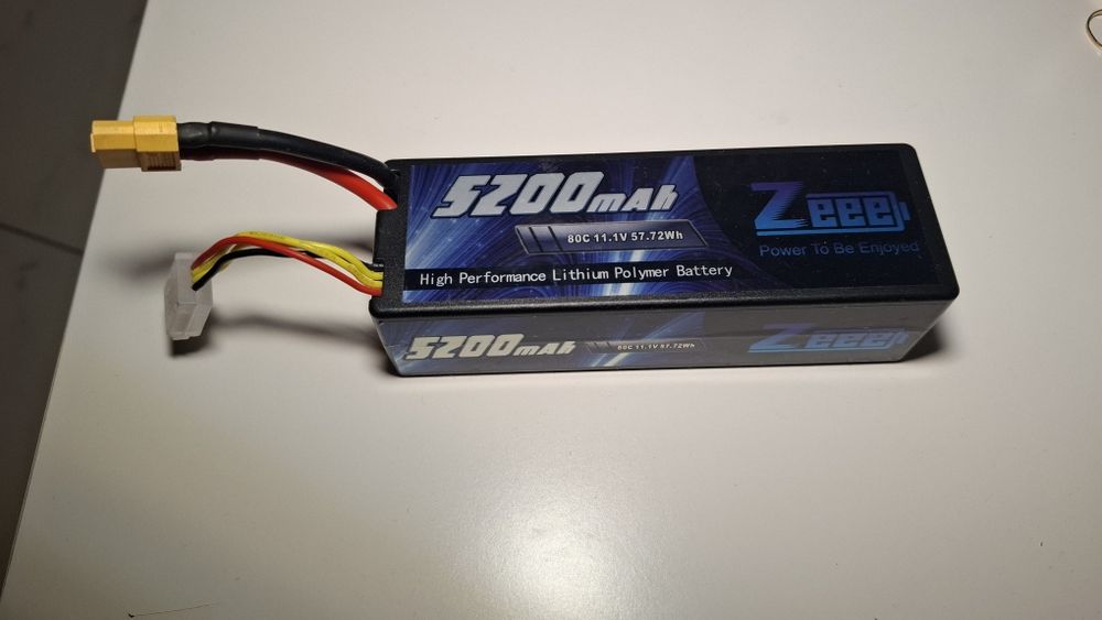 Akumulatora LIPO Zeee Power 3S 11.1V 5200mAh 80C Hardcase