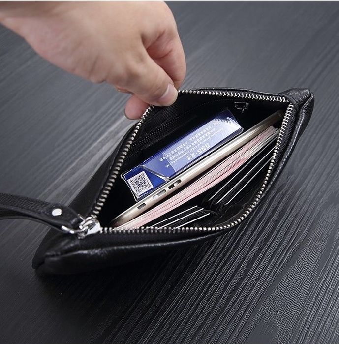 Чоловічий клатч гаманець барсетка Hermes