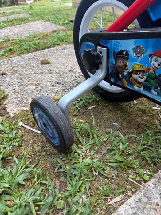 Bicicleta criança Patrulha Pata