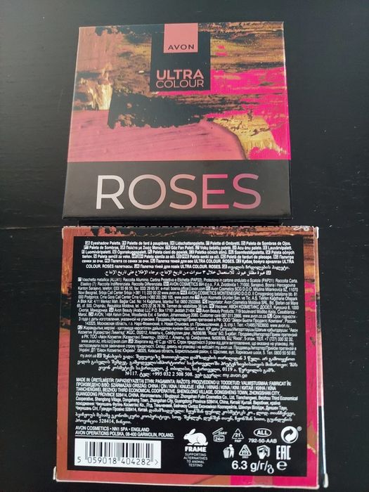 Paletka 9 cieni Avon Ultra Colour Roses