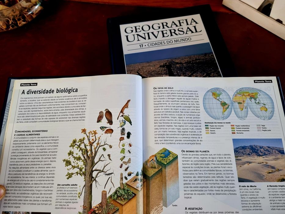 Volumes 17 e 18 da coleção "Geografia Universal"