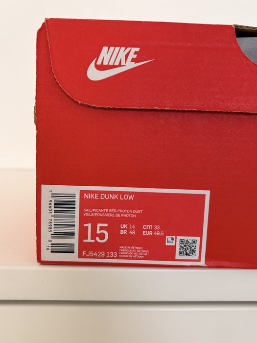 Nike dunk low 49,5