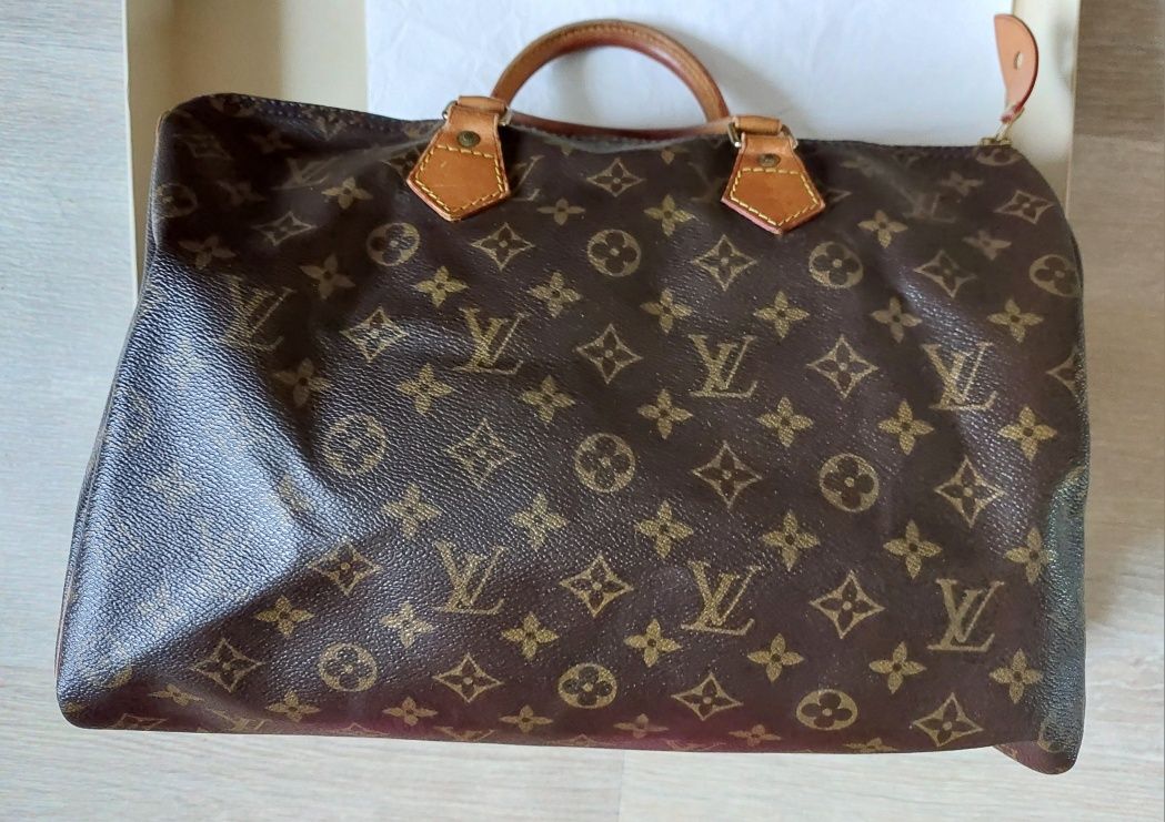 Louis Vuitton Speedy 35 Oryginalna torebka kuferek vintage Chorzów