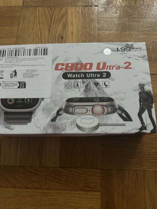 Smartwatch C800 Ultra 2 Watch Ultra 2 rozmowy BT ekran 1.99 OKAZJA