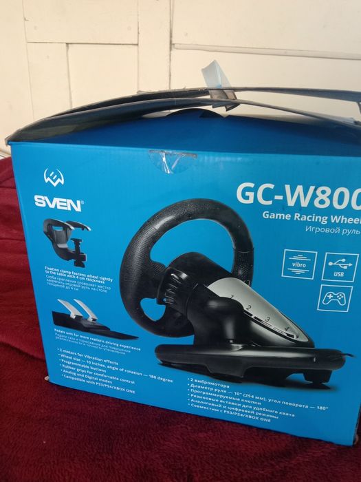 Руль ігровий Sven GC W800