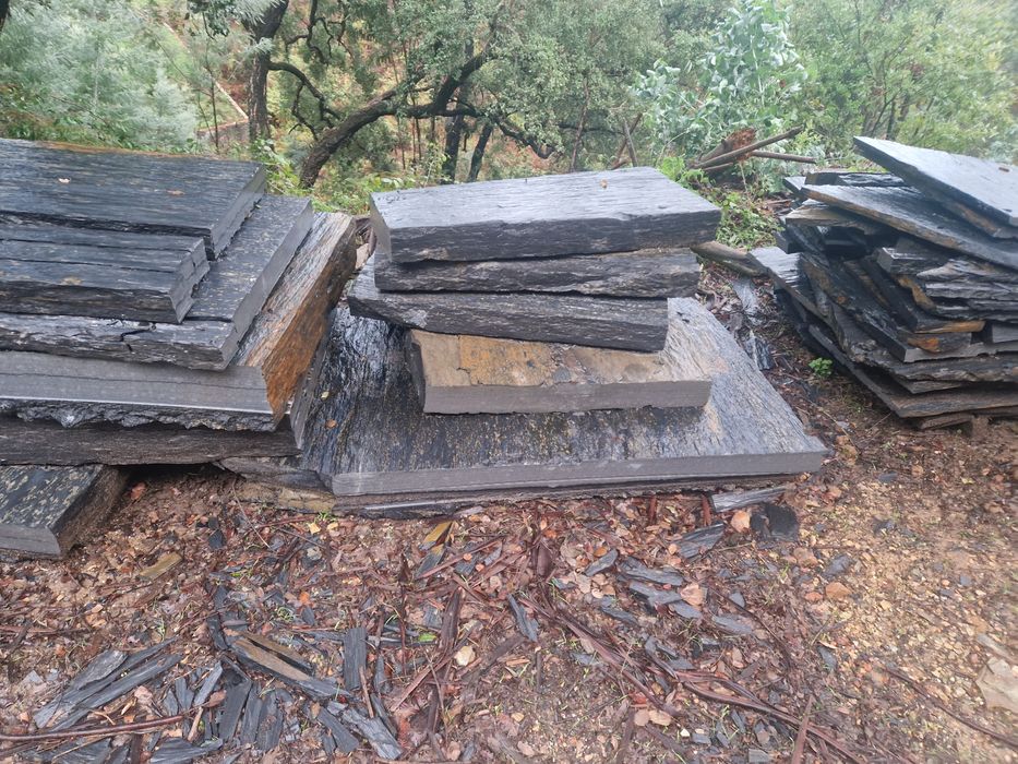 Pedra de xisto  para construção