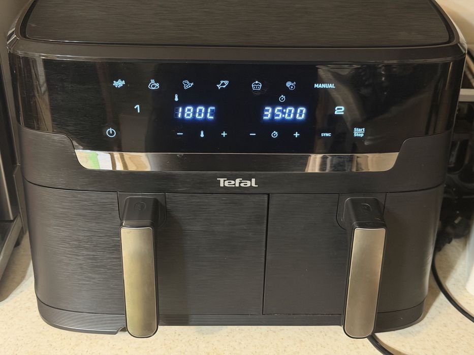 Аерогриль Tefal Dual Zone (2 чаші)