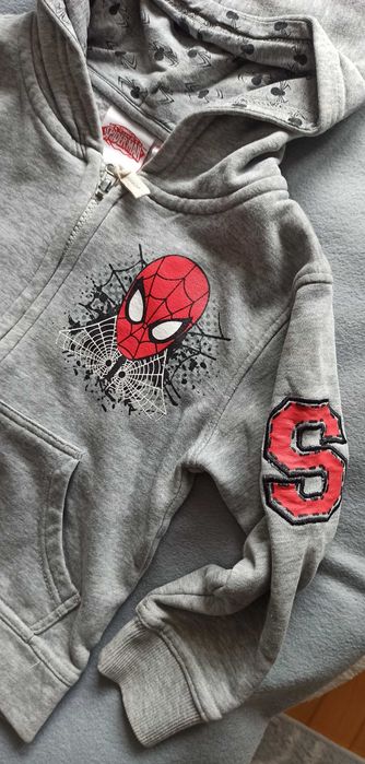 Bluza na suwak z kapturem