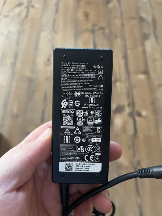 Zasilacz Dell 65w cieńki CN-07JHD3-CH600