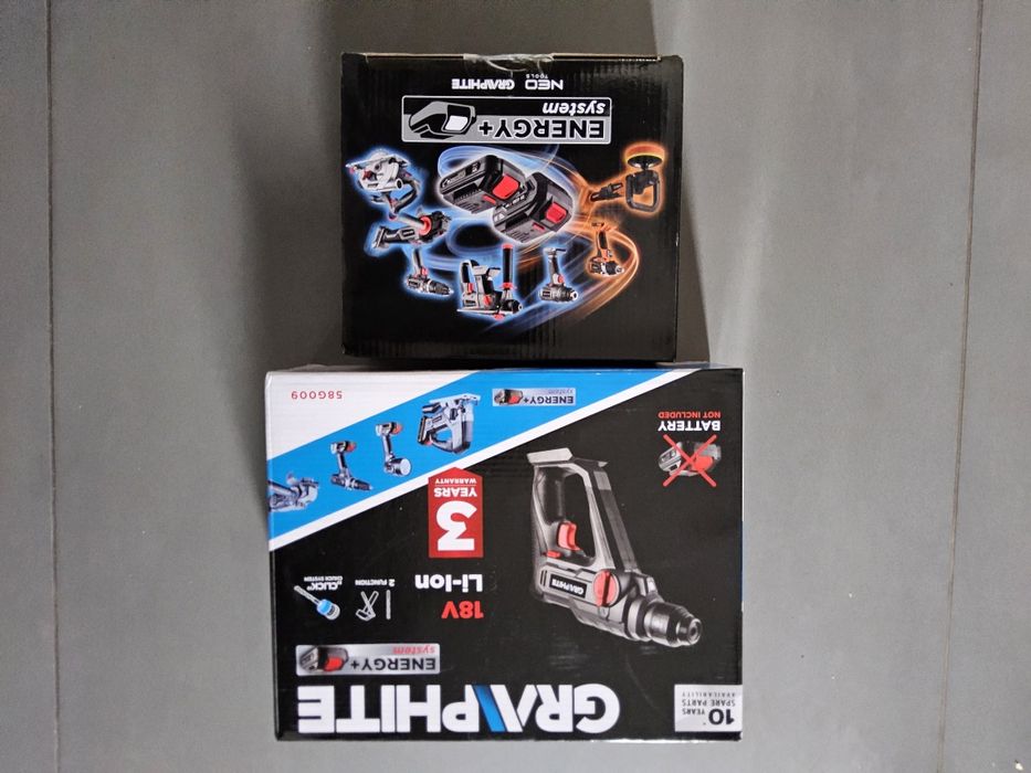 Sprzedam młotowiertarka SDS+ akumu. 2Ah+ ładowarka GRAPHITE