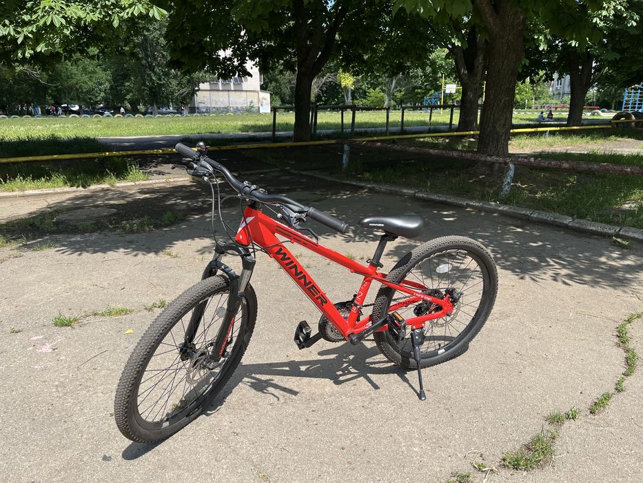 Подростковый велосипед Winner Bullet , колеса 24’’