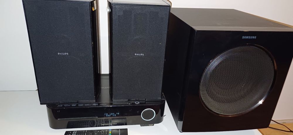 Kino Domowe Harman kardon  +kolumny tuba philips ! ! Zobacz ! Wysylka