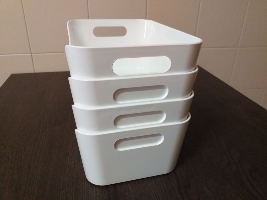 SEM USO Caixas Variera IKEA 24x17x10 alt,PREÇO UNIDADE,em mão,veja zonas