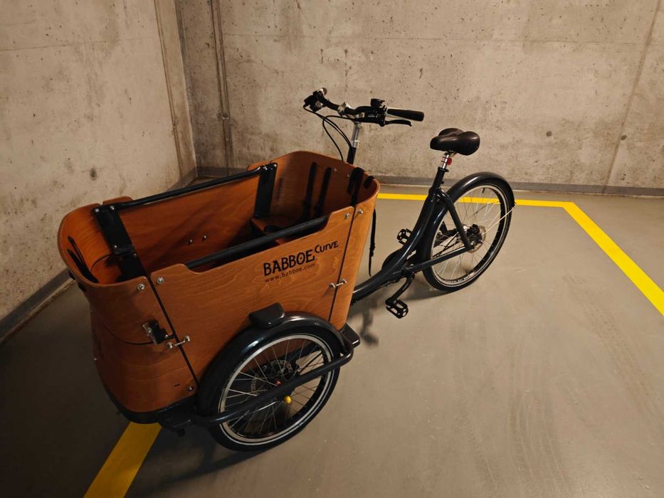 Riksza rower cargo Babboe Curve z napędem Shimano Alfine 8 Warszawa ...