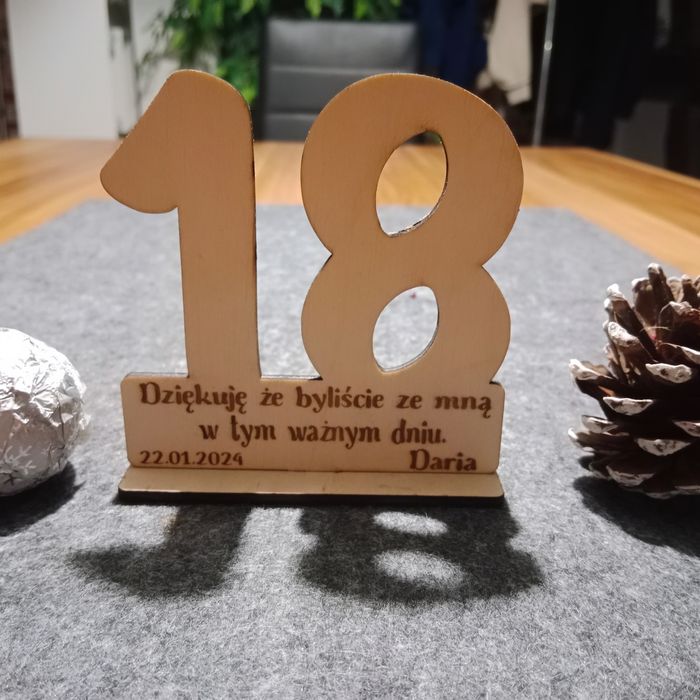 Podziękowanie na 18 20 30 urodziny chrzest