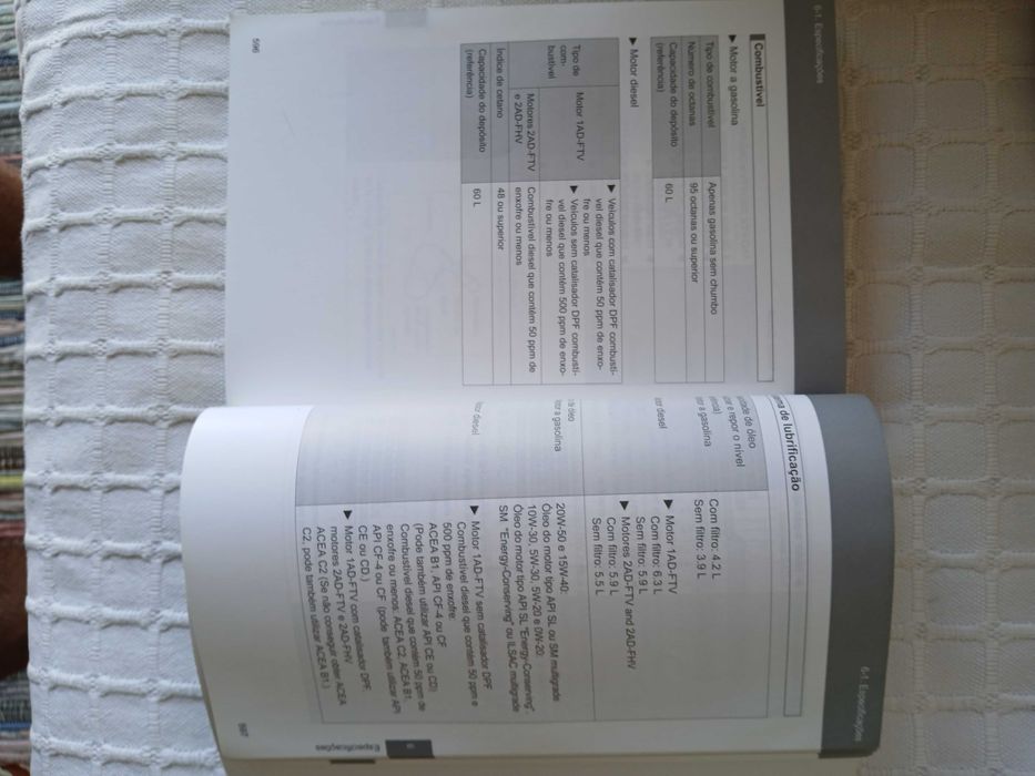 Manual Toyota Avensis III T27 em bom estado
