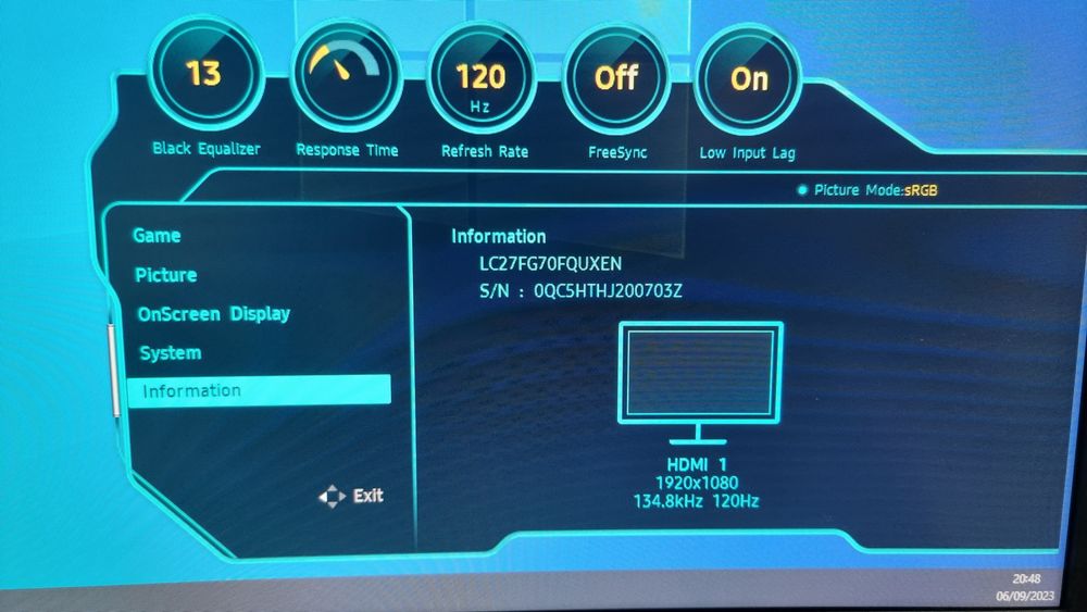Monitor SAMSUNG - 27FG70F 27P Led FullHD Curvo