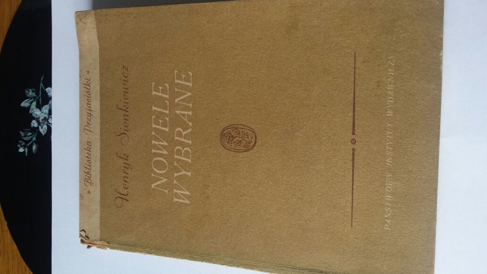Henryk Sienkiewicz Nowele wybrane 1952