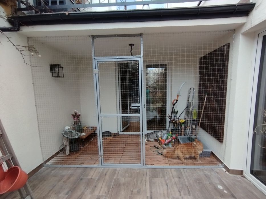 Montaż siatki na balkon dla kota/przeciw ptakom. W MAX 5 DNI ROBOCZYCH