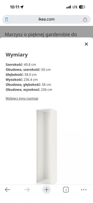 Obudowa szafy PAX