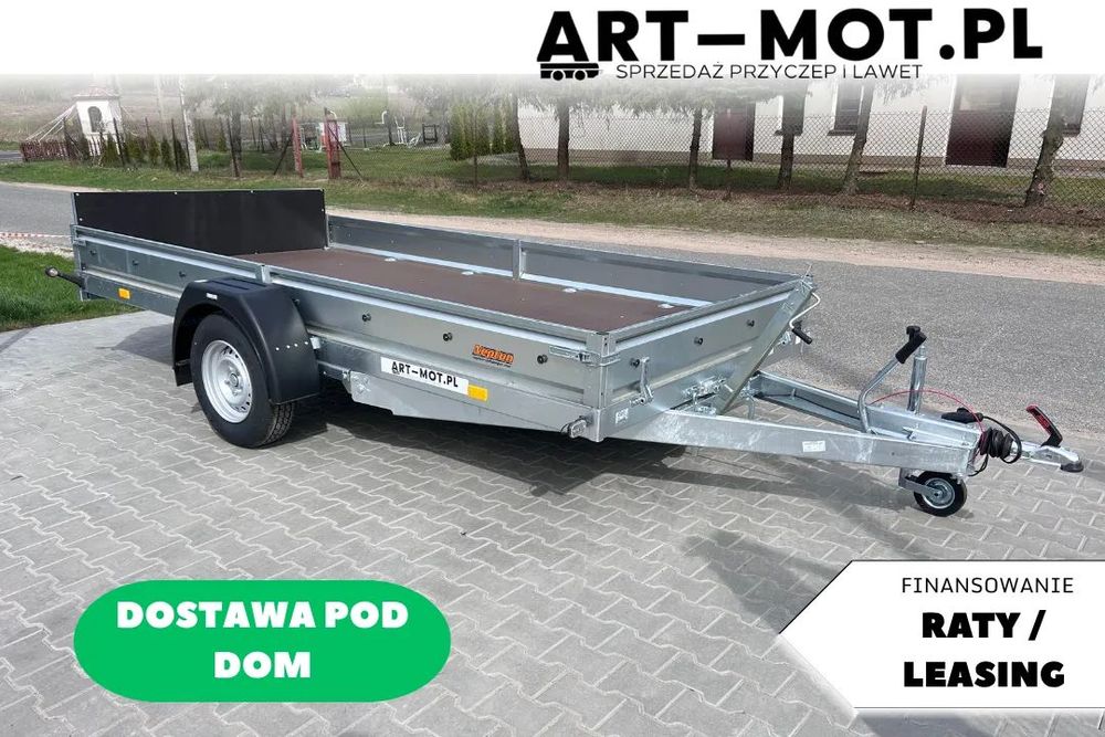 Neptun N18-380 m18 / DOSTAWA / 1800kg / UCHYLNA MECHANICZNIE / NAJAZD /GN226  RATY! LEASING! przyczepa do przewozu pojazdów buggy samochodów