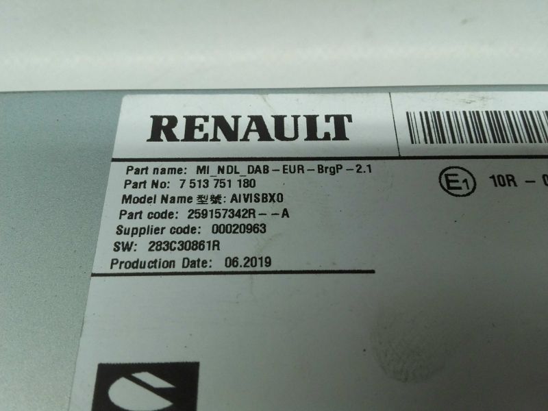 Rádio / auto-rádio RENAULT Captur II