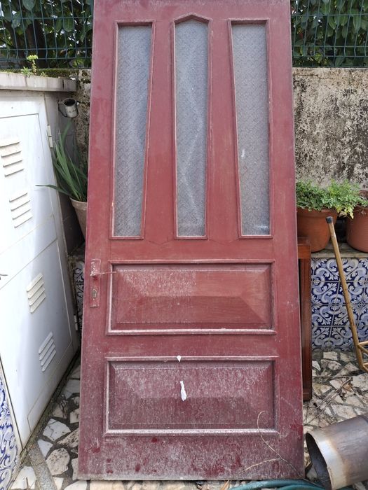 Porta exterior madeira