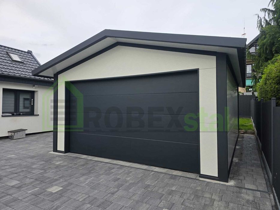 garaż ocieplany 6,3x5,5  płyta warstwowa KAŻDY WYMIAR MONTAŻ CAŁY KRAJ