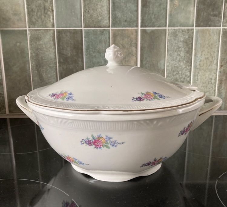 Stara porcelanowa waza do zupy Chodzież lata 50 polska porcelana