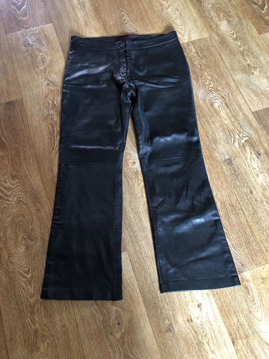 Кожаные штаны, брюки. Размер 48