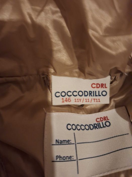 Kurtka zimowa puchowa dla dziewczynki COCCODRILLO