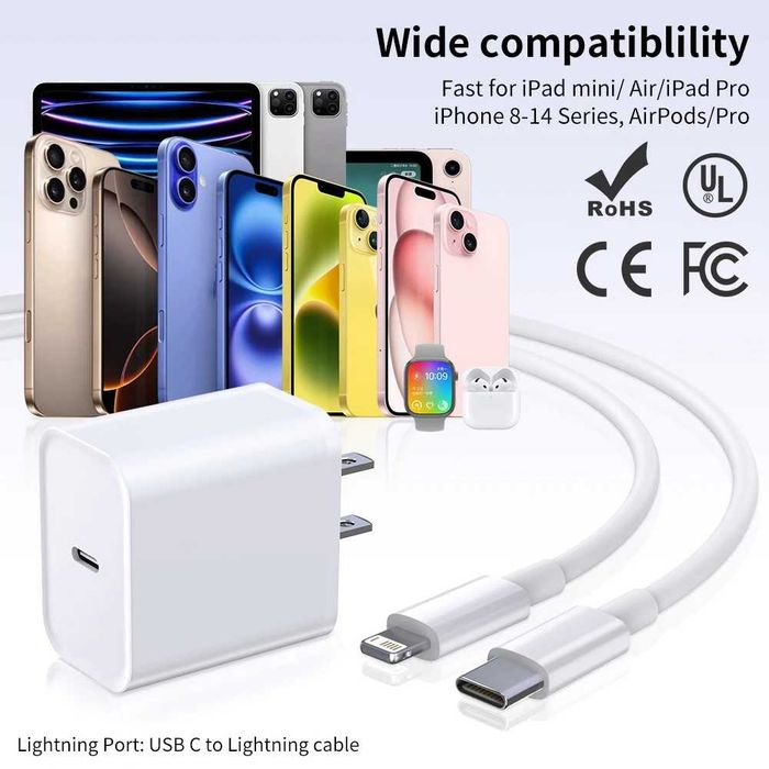 Ładowarka z kablem USB Lightning do iPhone’a