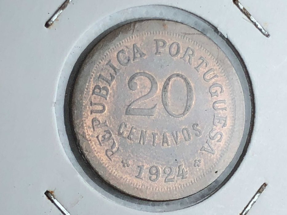 Portugal 1924 - 20 Centavos Bronze