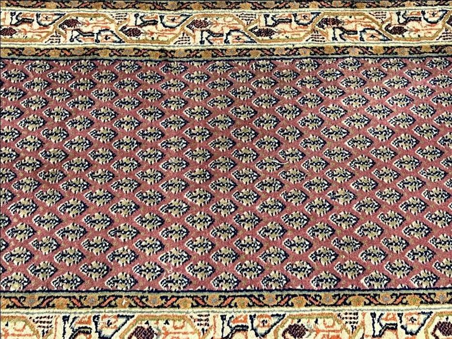 Dois Tapetes Persas SAROUGH MIR originais, com 140cm x 70cm, feitos à mão em lã sobre algodão