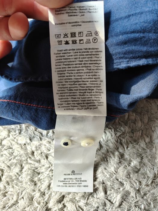 Koszula męska Jack & Jones granatowa