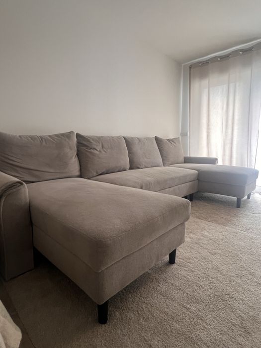 Sofá Cama com duas chaise Longue