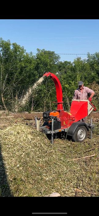 Розліснення ділянки, щепування, подрібнення гілок, зрізання дерев