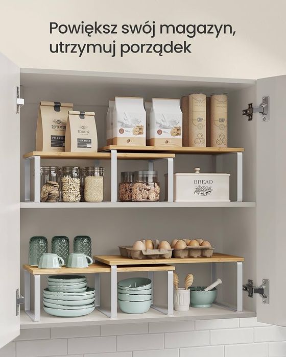 Półki do przrchowywania  Vasagle - zestaw 4 półek